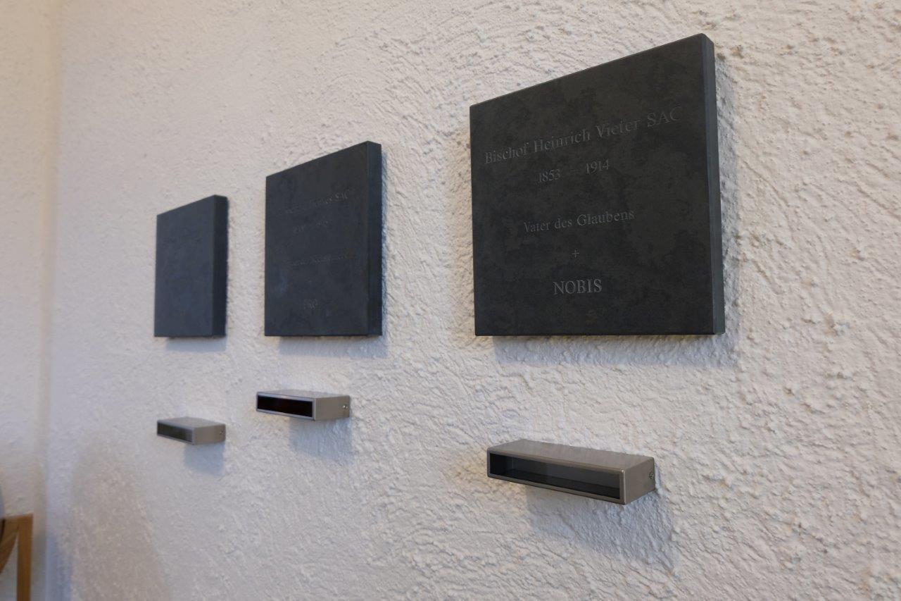 Reliquiar „Pater Richard Henkes“, für die Pallotti-Kirche in Friedberg, Neugestaltung Ulrich Dochtermann Augsburg