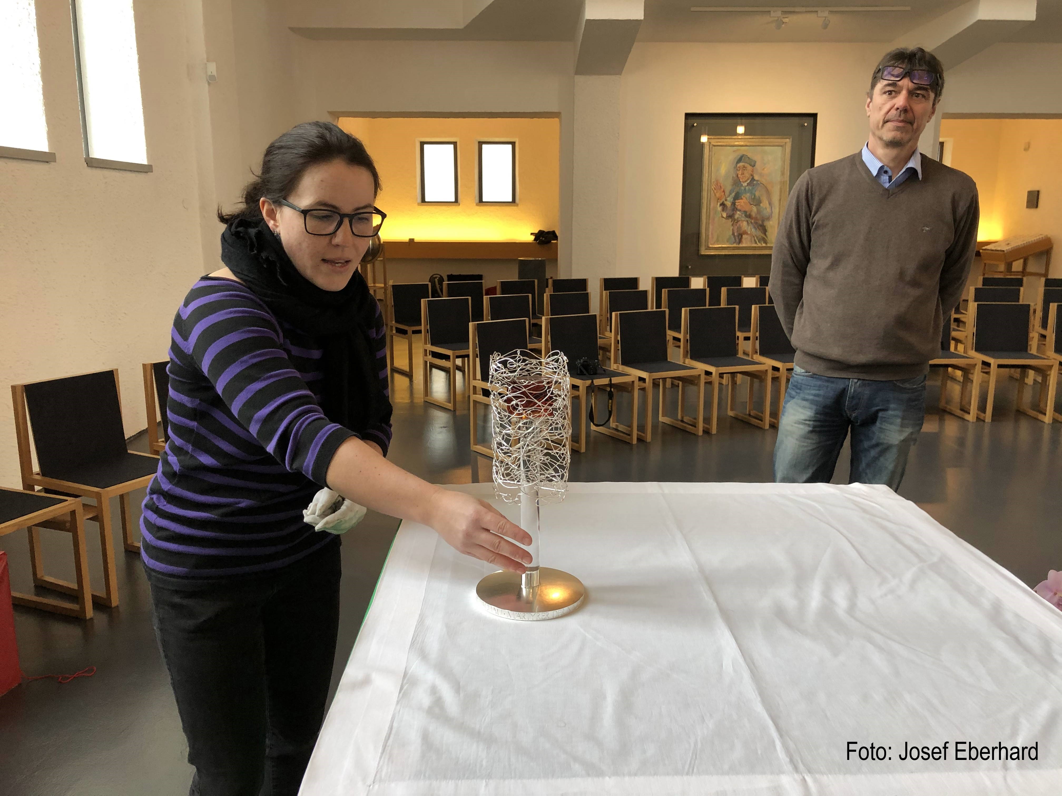 Reliquiar „Pater Richard Henkes“, für die Pallotti-Kirche in Friedberg, Neugestaltung Ulrich Dochtermann Augsburg