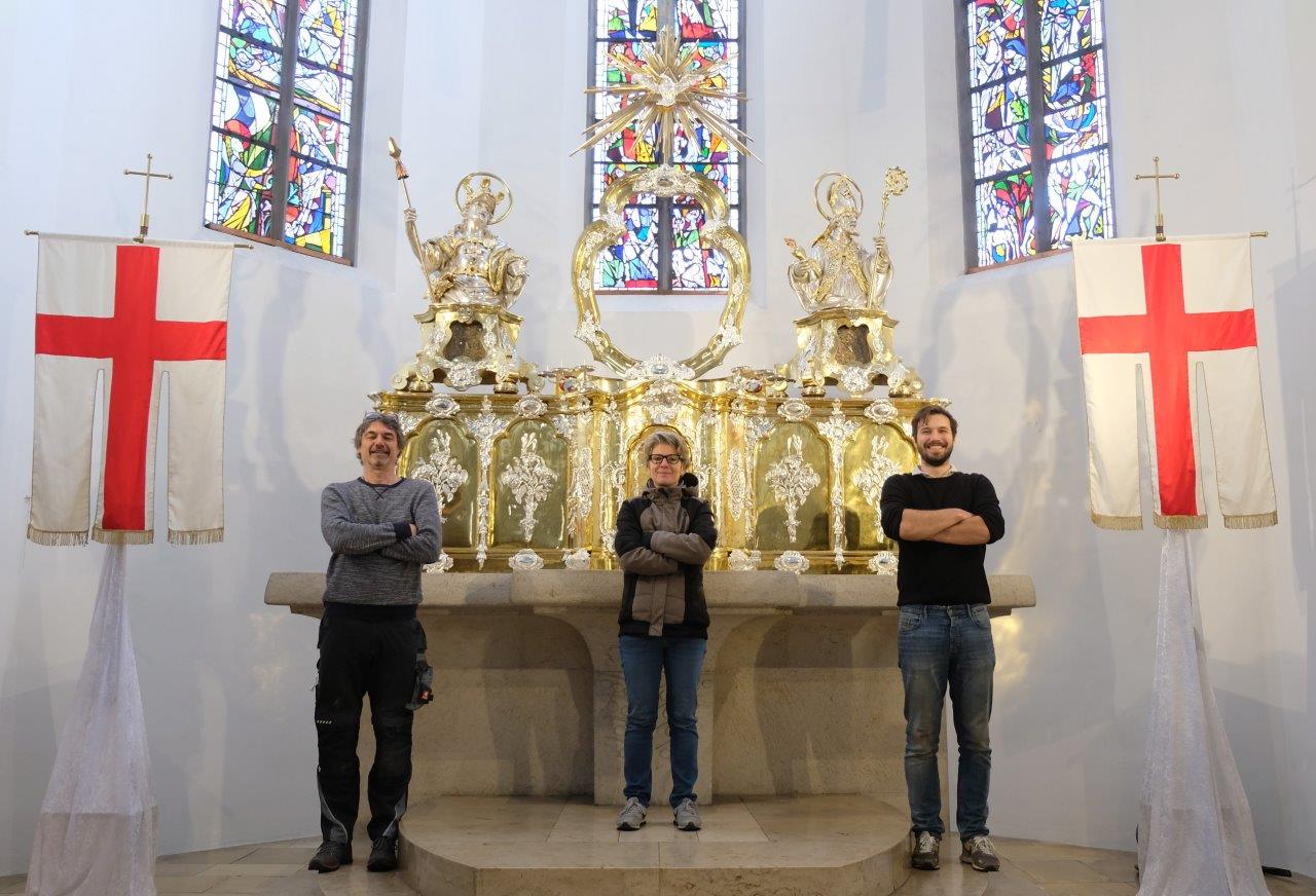 Altar-Restaurierung-Aufbau